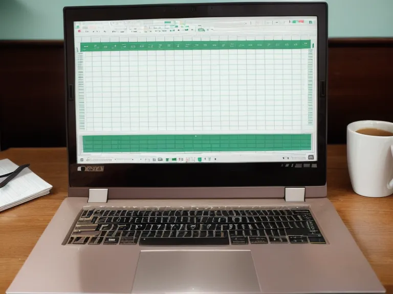 A detailed skin-tracking spreadsheet on a laptop screen in a home studio.