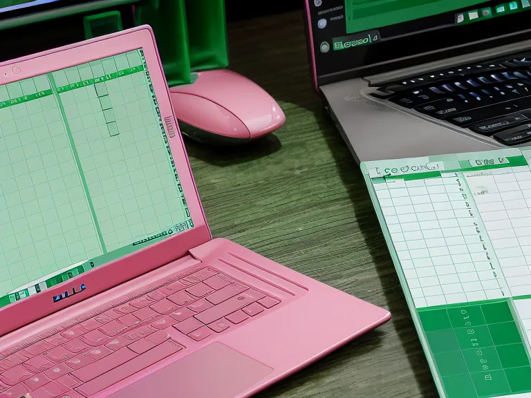 A detailed skin-tracking spreadsheet on a laptop screen with colorful data points