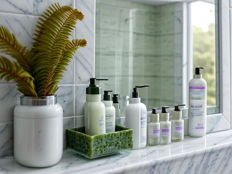 A graphic designer's desk with kombucha and a monitor displaying design software.