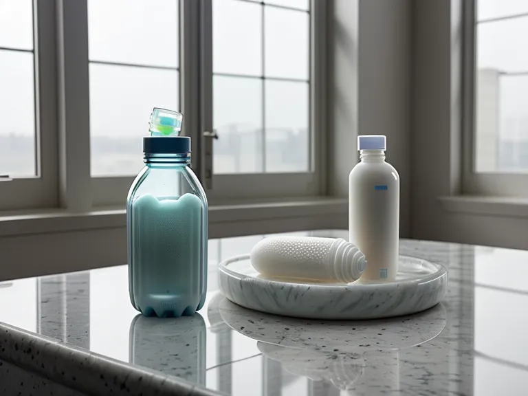 PrimeBiome supplement bottle next to running gear and a water bottle.