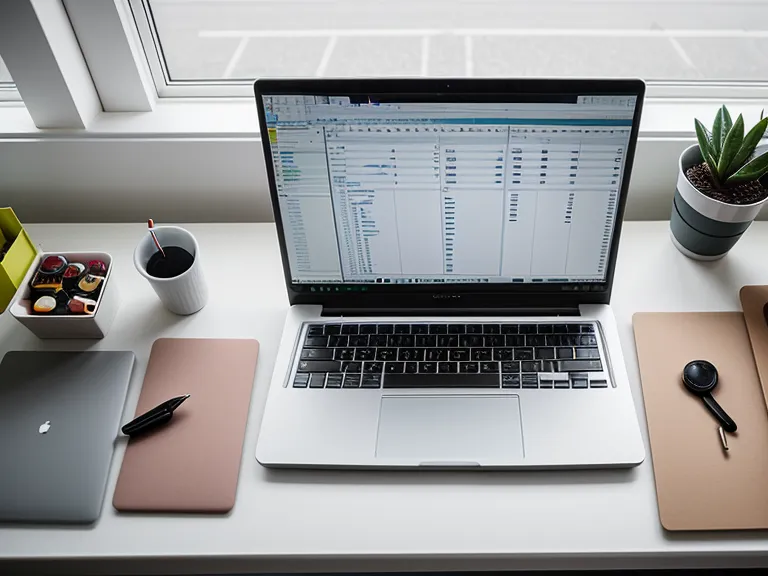 A laptop with a spreadsheet and a phone showing skin tracking photos